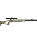 Side view of XM1 PCP Air Rifle With Scope In.22 Caliber Realtree Edge Camouflage Fiber Optic Sights 4x32 Scope Two-Stage Trigger