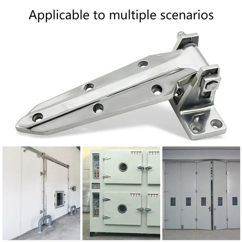 Beefed Up Heavy Duty Walk In Cooler Door Hinge With Spring Assisted Rise Flush Mounted Reversible Lift Hinge for Commercial Refrigeration