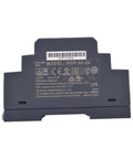 Compact Din Rail Mount Power Supply 24Vdc 1.5A 36W Ac To Dc Converter back view showing model details and specifications.