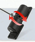 Built Tough Adjustable Zinc Alloy Door Closer, 30 Kg Capacity, Automatic Spring Closure, Black Hinge Mechanism