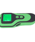 Keenso High Sensitivity Stud Finder Wall Scanner Accurate Electronic Stud, green color, top view, displaying detection screen, portable design.
