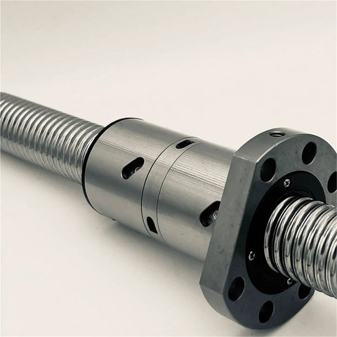 High Precision Ball Screw DFU3205 End Machined RM3205 Double Ball Nut for CNC Linear Motion 500mm Length Steel Design