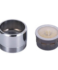 Top Shelf Chrome Faucet Aerators Two Pack, Solid 1.5 Gpm Standard Male Female Dual Thread, Splash Free Sink And Tub Nozzles components.