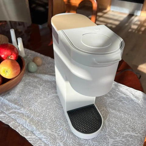 Drip Tray Cover For K Mini Coffee Maker on white countertop, Precision Fit Replacement Part, Easy To Install, No Slip Fit design