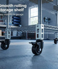 3 Inch PU Caster Wheels For 2x2 Boltless Shelving Racks Four Pack Heavy Duty Mobility Set With 1500 Lb Total Load Easy