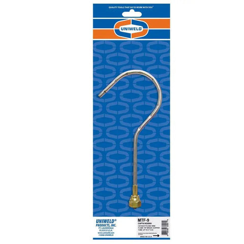Cap'n Hook 9 Flame Tip Brazing Torch Attachment For Copper Tubing 2 Inch Heat Capability in packaging