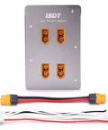 Dope 1-8S LiPo Battery Parallel Charge Board With XT60 ports and cables, aluminum plate, four-channel balance plate visible