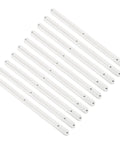 Smooth As Butter Plastic Drawer Slides Side Mount Cabinet Runners For Dressers And Cupboards White Furniture Hardware Pack of 10