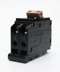Front view of Two Pole 70 Amp Type C Plug On Molded Case Circuit Breaker with Thermal Magnetic Trip 120 240 Volt 10 KAIC