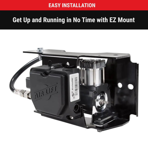 LoadLifter 5000 Ultimate Air Spring Kit With WirelessOne 2nd Gen Air Compressor System EZ Mount for F250 F350 installation