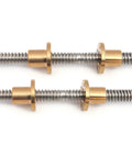 High Precision Ball Screw Kit For 3D Printers In 304 Stainless Steel With T8 T10 T12 Lead Screw And T Shaped Nut 2mm Pitch 200mm Length