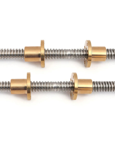 High Precision Ball Screw Kit For 3D Printers In 304 Stainless Steel With T8 T10 T12 Lead Screw And T Shaped Nut 2mm Pitch 200mm Length