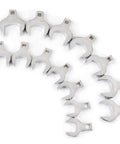 14-piece 1/2 Inch Drive Jumbo Crowfoot Wrench Set from 1-1/16 to 2 inches displayed in an arc on white background