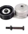 Badass Heavy Duty Serpentine Drive Belt Component Kit With Tensioner Assembly Fits Chevy Engines To Silence Noise Keep Your Ride Running Smooth All Year Round So You Dont Freak About Breakdowns On Roads Without Spending Huge Cash At Auto Shop, belt tensioner and bolt