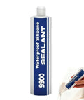 Heavy Duty 9900 White Silicone Structural Sealant Waterproof Adhesive For Roofing Bathroom Construction DIY Repairs Knockout Bonding Compound Game Changer Caulking Tube in 300ml size.