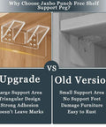 Comparison of Twelve Piece Heavy Duty Self Adhesive Shelf Brackets Built Tough To Hold A Ton Of Weight With Zero Drilling Required And Easy Install For Kitchen Cabinets And Closets.