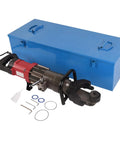 Heavy Duty 1200W Electric Rebar Bender Steel Bar Bending Tool 110V Hydraulic Bender with storage box and accessories.