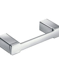 90 Degree Modern Double Post Pivoting Toilet Paper Holder in Chrome Dope Chrome Finish With Sleek Look and Easy Install Coordinating Bath Accessory