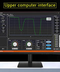 Buck Boost DC Adjustable Voltage Regulator Power Supply Module With 1.8 Inch LCD Display and software interface shown