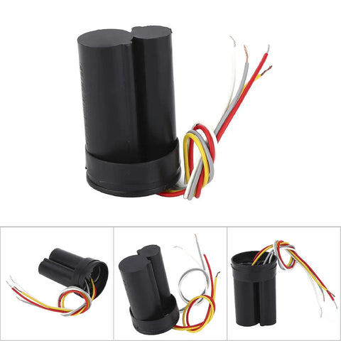 450V 12uF Plus 5uF Dual Start Capacitor for Washing Machines and Electric Pumps CBB60 Round Motor Capacitor Replacement