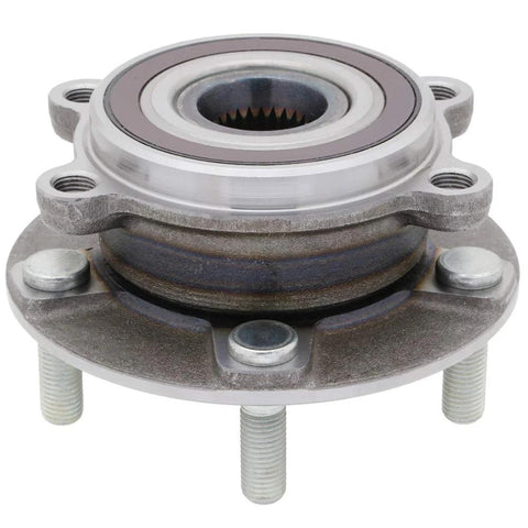 2-Pack Front Wheel Hub Assembly Set, Steel, Ball Bearing, 66.9mm Bore, Fits 2014-2018 Mazda 3 And 2016-2021 Mazda CX-3