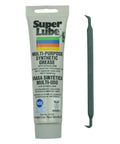 Super Lube Multi-Purpose Synthetic Grease tube with applicator tool, 3oz, NSF certified for automotive and industrial use