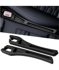 Flexible Eva Gap Fillers For Car Seats And Center Console 2 Piece Black Interior Accessory Kit in car seat gap.