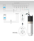 Diagram of Auto Tool Change ATC Spindle Motor Tool Holder With Water Or Air Cooling 3.2KW BT30 Spindle 12000 RPM 380V Inverter