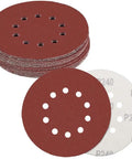 Nine Inch 10 Hole Hook And Loop Sanding Discs Set 30 Pcs Pro Grade Drywall Sander Abrasive Discs with various grits