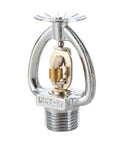 5 Piece Outdoor Fire Sprinkler Head DN15 72 Degree Fusible Alloy Set showing silver head and brass mechanism for reliable freeze protection.