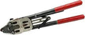 Pro Grade 16 Gauge Hog Ring Plier With Auto-Feed For 3.3 To 4mm Closure, red handles, manual C Ring Tool, durable alloy steel muzzle