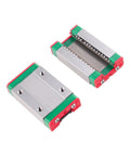 Grab This Smooth Mgn7c Linear Guide Rail Block Slide For Your CNC Projects And DIY Builds. Compact silver rail blocks with red and green accents.