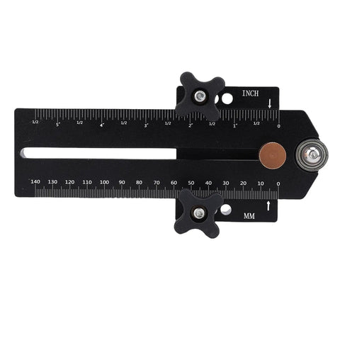 Pro Grade Thin Rip Table Saw Jig Guide Aluminum Body With Smooth Sliders for precise cuts