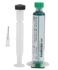 Liquid Solder Paste For Electronics, Solder Mask Ink Flux Paste With UV Light Curing, Green Solder Resist Ink with pusher and needle