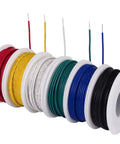 Solid 22 AWG Hookup Wire Kit With Six Color Coded Breadboard Wires 30 Feet Each PVC Insulated Durable Electronics Wire
