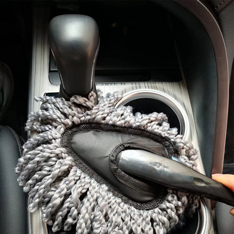 Three Pack Large Microfiber Car Duster With Extendable Handle For Scratch Free Exterior And Multipurpose Interior Dust Cleaning For Cars And Home Perfect For Grab And Go Auto Detailing Inside And Out Dusting Dashboards Screens Vents And More used inside car.
