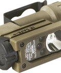 Sidewinder Compact 55 Lumen Hands Free Military Tac Ready Flashlight With Helmet And MOLLE Mount 185 Degree Rotating Head