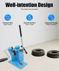 2 In 1 Chainsaw Chain Rivet Spinner And Link Breaker Tool with handle and chains displayed