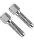 2-Piece Grease Gun Tip Coupler Adapters For Trucks And Industrial Equipment Beefed-Up Steel Heavy Duty Quick Connect