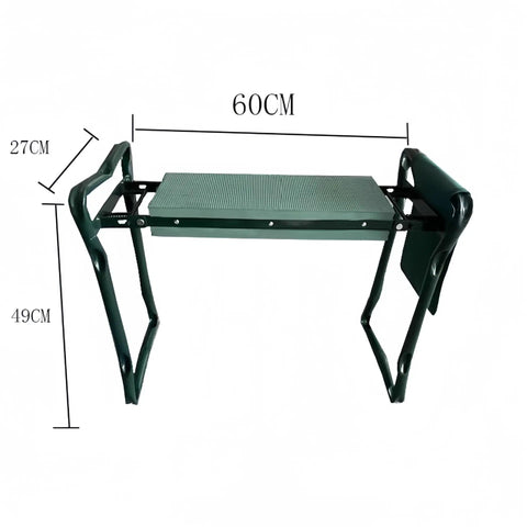 Foldable Garden Kneeler And Seat With Tool Pouches All In One Bench Soft Kneeling Pad for Easy Weeding and Plant Care