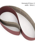 Kickass Aluminum Oxide Sanding Belts 10 Pack 320 Grit, 915mm by 50mm resin cloth sanding band for woodworking.