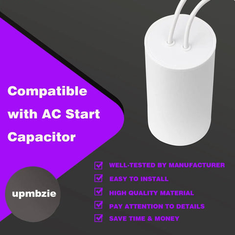Universal Replacement Capacitor for Global Hydraulics Auto Lift Power Units with text highlighting compatibility and features.