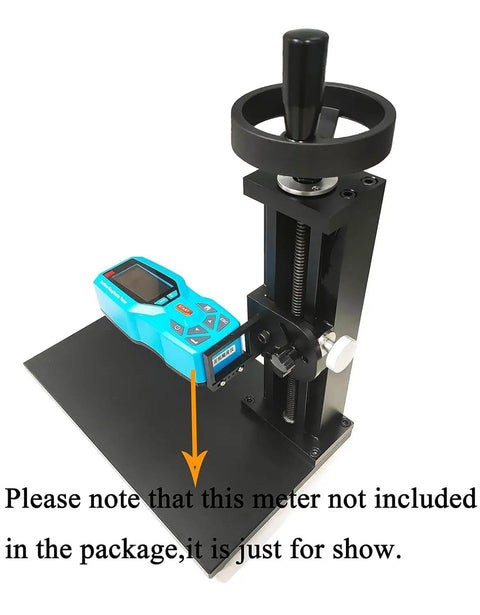 Roughness Measurement Platform For Surface Roughness Tester KR210 KR220 Durable Metal Test Stand With Adjustable Column Lift Portable High Precision Platform For Surface Roughness Gauges And Meters, black metal stand