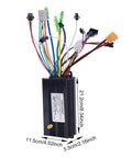 Electric Bike Conversion Kit 27.5 Inch Front Wheel Hub Motor 36V 500W With LCD Display controller, multicolored wire connectors