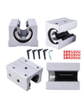 Set Of Four Linear Slide Bearings For 3D Printers With SBR12UU SBR16UU And SBR20UU Lock Type Rails 12mm 16mm 20mm Low Friction Steel