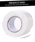Two-Pack Flexible Seal Tape For Plumbing Repairs, Self-Adhesive Rubberized Silicone Sealant Tape For Pipes Buckets And Cracks