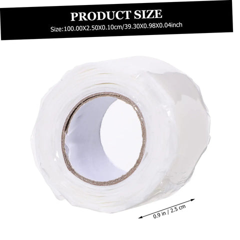Two-Pack Flexible Seal Tape For Plumbing Repairs, Self-Adhesive Rubberized Silicone Sealant Tape For Pipes Buckets And Cracks