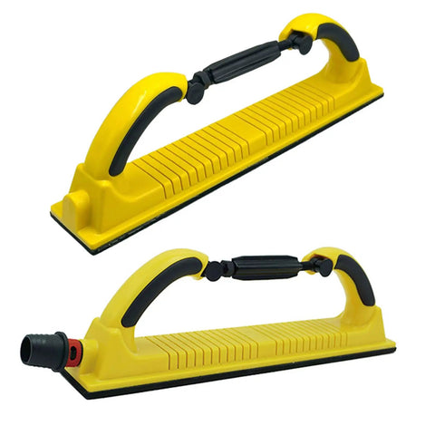 Heavy Duty Flexible Hand Sanding Board For Car Waxing And Surfaces Grinding With Large Space To Hold Sandpaper Sheets, 70x400mm.