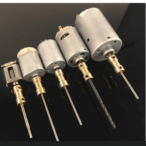 5 motors with 4 Pack 2Mm To 3Mm Brass Flexible Shaft Coupler With Screws for RC airplanes and boats