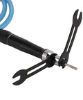 Heavy Duty Pneumatic Pencil Die Grinder Cranking Out A Badass 70000 Rpm Output with quick connect air line and black handle.